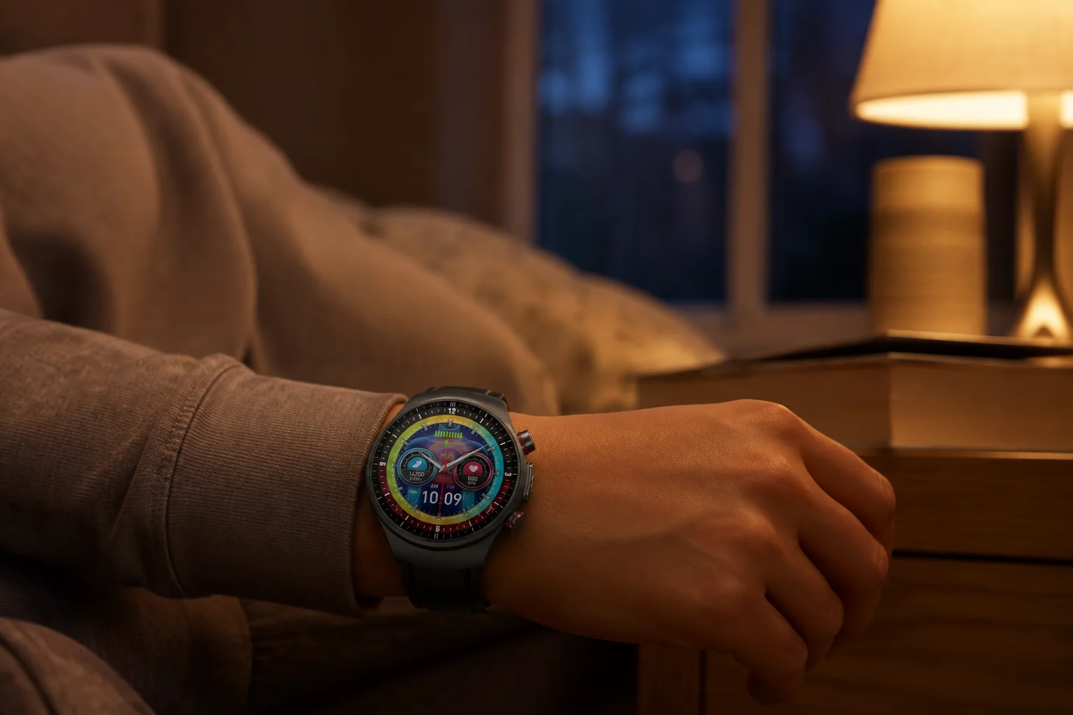 SAYDIAN E8 worn during a quiet evening wind-down