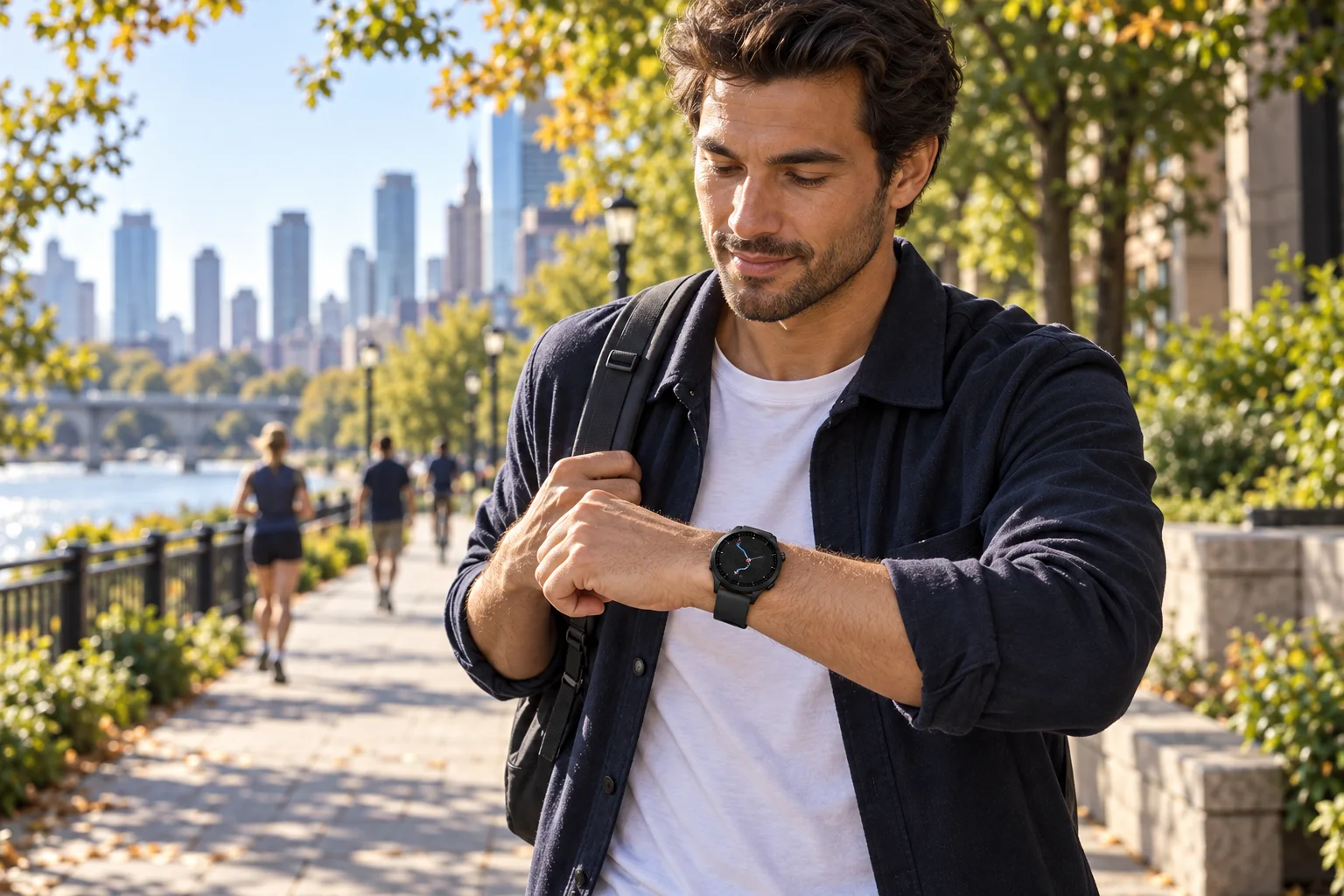 SAYDIAN S8 on a city greenway during an everyday activity routine