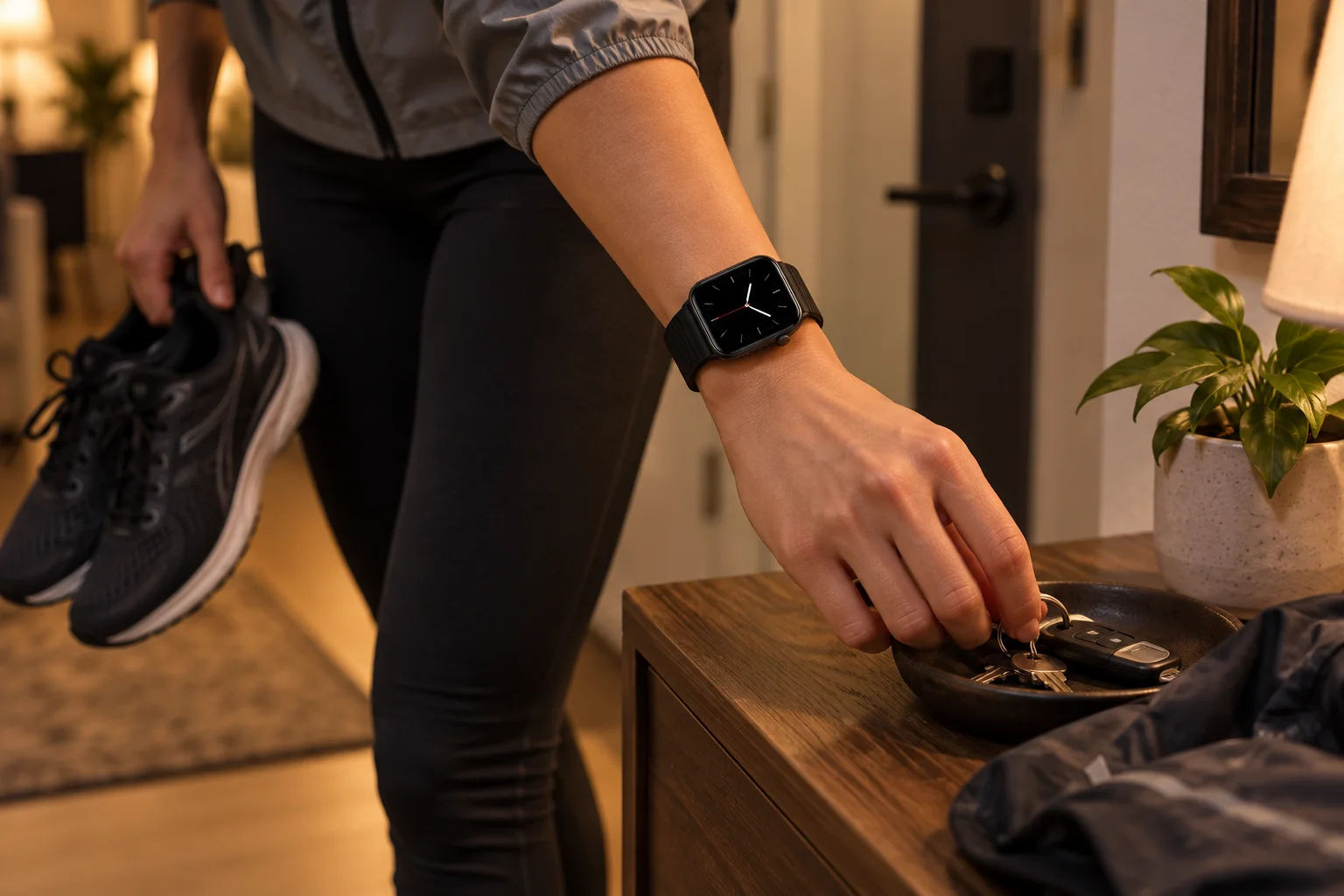 A SAYDIAN W8S at home after a run