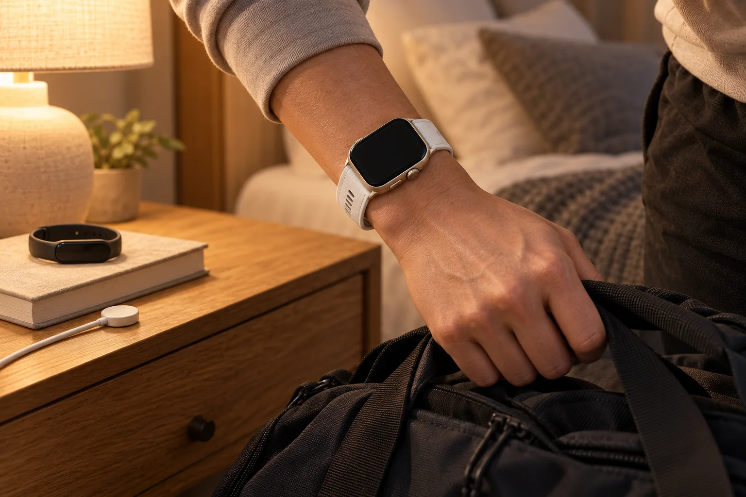A SAYDIAN W8 Ultra and a low-profile tracker arranged for an evening handoff