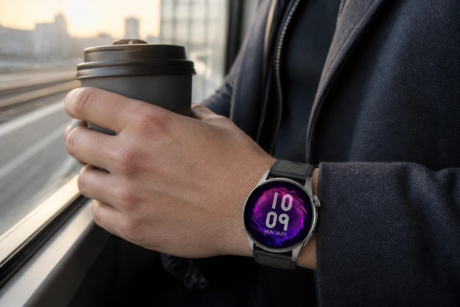 SAYDIAN W9 worn during a morning commute