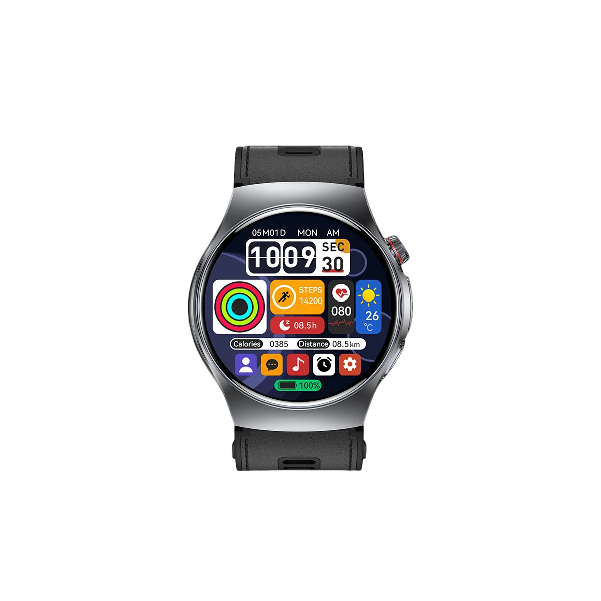 SAYDIAN W9 Pro Smartwatch with 4G Calling, Blood Pressure & Family Care product view 2