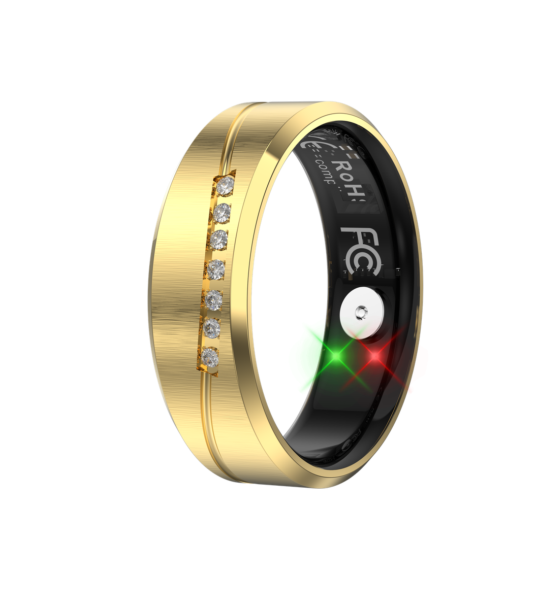 SAYDIAN R7P Stone-Set Smart Ring with Sleep, Activity & Heart Rate Tracking product view 1